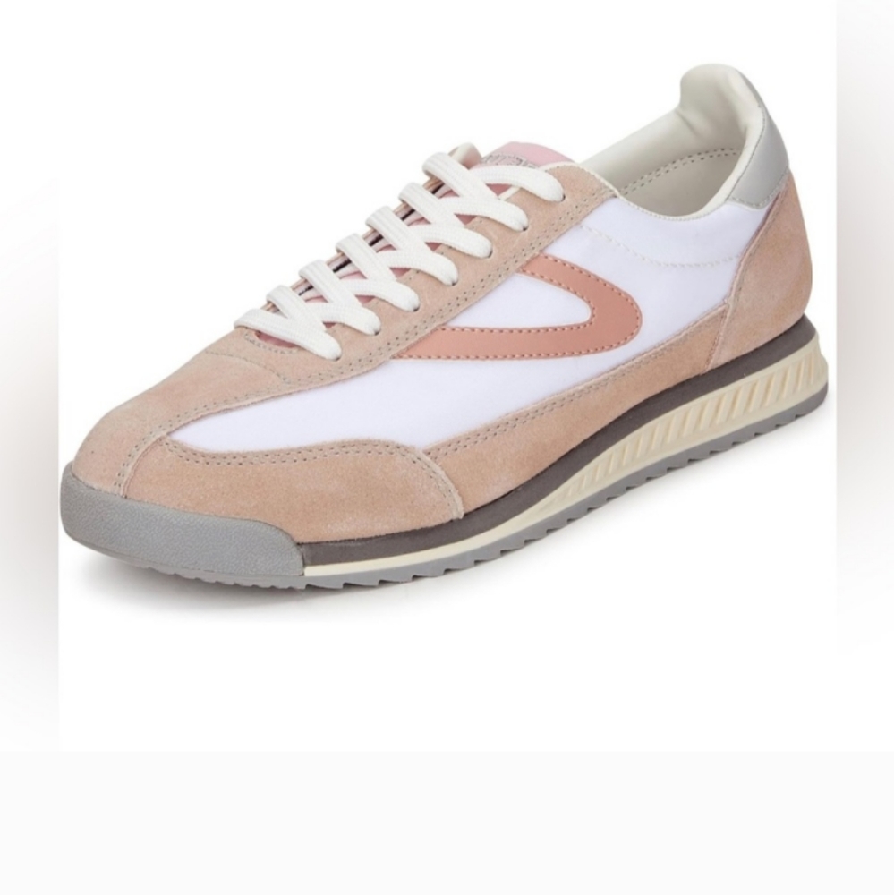 Cute Blush and White Tretorn Sneakers Size 7.5